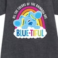 thumbnail image 2 of Blue Clues & You! - All The Colors Of The Rainbow Are Beautiful - Toddler And Youth Girls Fleece Dress, 2 of 4