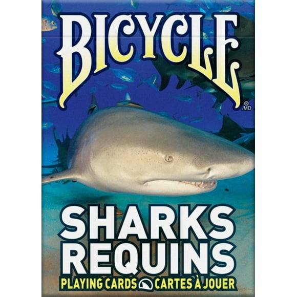 Bicycle cartes a jouer requins