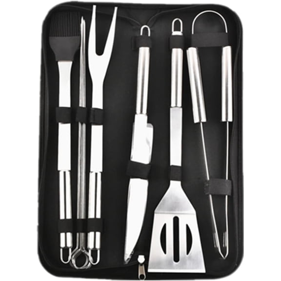 Mikhai BBQ Utensil Set Stainless Steel Professional Barbecue Accessories Grill Tool with Bag Easy to Carry