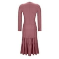 thumbnail image 6 of Zedker Dress for Women Formal Dresses Long Sleeve Fall Winter Wedding Guest Dresses for Women 2025 Elegant Classy Dress, 6 of 8