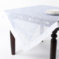 thumbnail image 1 of SARO 20580.W72S Nappe Brodée Transparente 72 Po Blanc - Carré, 1 of 1