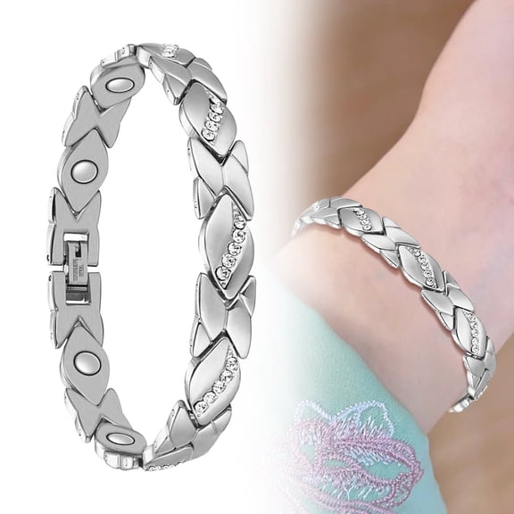 YYKihy 2pc Red Copper Bracelet With Strong Tree Magnet Health Bracelet