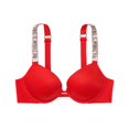 thumbnail image 1 of Victoria's Secret Logo Pechos Grandes Cómodas Correas De Hombro Sin Costuras Reunidos Diamantes De Imitación Ropa Interior Secreta De Victoria Gao Jiahui unisex, 1 of 2