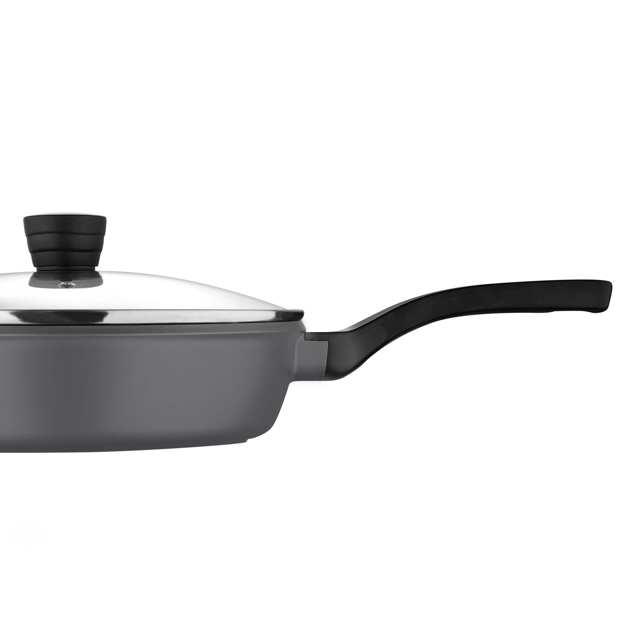 Bergner 5-Quart Saute Pan with Helper Handle Stainless Steel Dishwasher  Safe Induction Ready with Lid - On Sale - Bed Bath & Beyond - 35727693