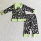 thumbnail image 1 of Ropa de dormir de Halloween para niños, conjunto de pantalones de fantasma de calabaza para niños, pijamas para niños, ropa para bebés, ropa para niños, venta al por mayor, 1 of 2