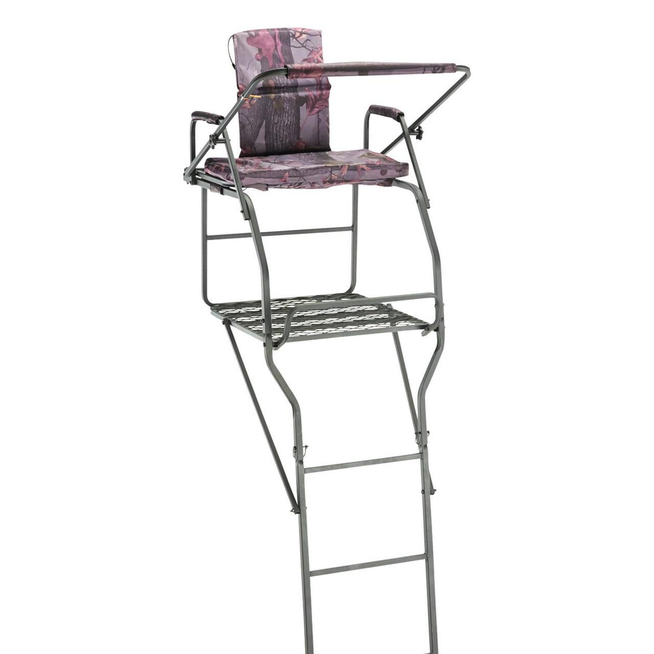 Guide Gear 18 Jumbo Ladder Tree Stand for Hunting with Seat and