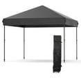 thumbnail image 2 of Yeshouse carpa plegable de 3x3 m para patio, montaje con un solo botón, incluye bolsa con ruedas, 4 bolsas de peso y 3 alturas ajustables, ideal para fiestas, camping y playa, 2 of 6