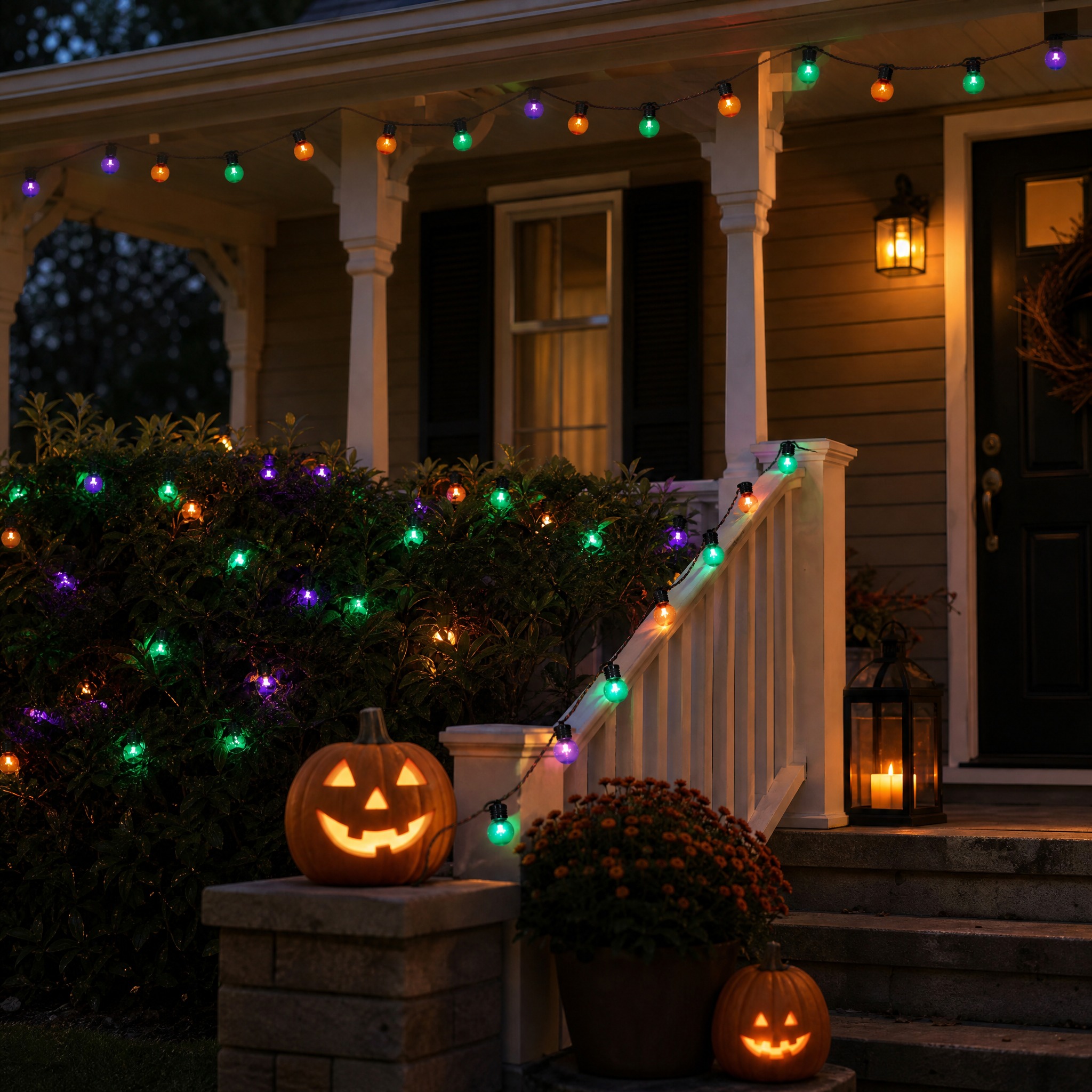 Way To Celebrate 70-Count LED G30 Globe Halloween String Lights, 21' photo 2