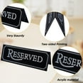 thumbnail image 4 of 6pcs Acrylic Table Card Sign Hotel Restaurant Reserved Table Signs Reminder Sign For Wedding Birthday Party, 4 of 6