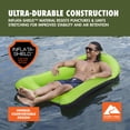 thumbnail image 6 of (4 pack) Ozark Trail Easy Float Inflatable Lounge, Green, 6 of 11