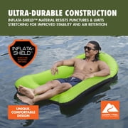 Ozark Trail Easy Float Inflatable Lounge, Green