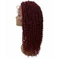 thumbnail image 3 of LUXLUXE Angel Curly Locs 20 in Long 4X4 Hand Tied Lace Braid Braided Wig, Beauty Heat Resistant Fiber, 20+ Shades of Natural, Dip Dyed, & Blended Colors, 3 of 7