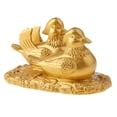 thumbnail image 4 of Figura decorativa dorada de patos mandarines Feng Shui para el amor y el romance Oro, 4 of 9