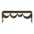thumbnail image 3 of Reed Coffee Table Brass & Black Coffee Table, Modern Style, Tinted Tempered Glass rectangular shape tabletop, Steel, Indoor Living, 3 of 5