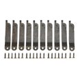 thumbnail image 1 of 10 Sets Folding Support Hinge Antirust Corrosion Resistant Iron Lid Support Hinge for Wooden Boxes Jewelry Case Cabinet, 1 of 4