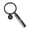 Black, variant on Tibvox Cremation Jewelry for Ashes Stainless Steel Cylinder Urn Pendant Keepsake Memorial Keychain for Human Pet Ashes Holder