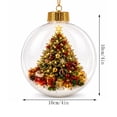 thumbnail image 4 of Glowing Christmas Story Ornaments, Light-Up Mini Holiday Scene, 10cm Hanging Xmas Tree Decor Ball with Warm White LED Lights, Festive Keepsake Gift for Christmas Tree B, 4 of 7