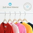 thumbnail image 2 of Home IT Premium Velvet Hangers 30 Pack - Ivory Suit Hangers Non Slip - Heavy Duty Clothes Hangers for Closet, Jacket, Shirt, Pants and Suit, Hook Swivel 360 - Ultra Thin, 2 of 7