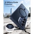 thumbnail image 3 of ESR for Galaxy 2026 Phone Case, Compatible with MagSafe, Military-Grade Protection, Shockproof Magnetic Case for Galaxy 2026 Ultra, Frosted Blue, 3 of 8