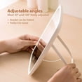 thumbnail image 3 of Makeup Mirror Touch Screen Vanity Mirror With Led Brightness Adjustable Portable Usb Rechargeable, 3 of 4