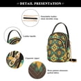 thumbnail image 4 of FORMRS Crossbody Bag for Women Quilted Travel Shoulder Cell Phone Purse with Chain Strap Handbag, Geometric Patterns, 4 of 7