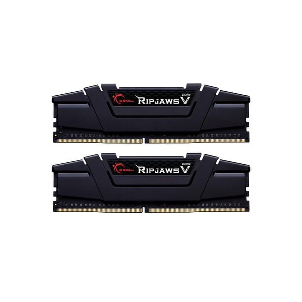 G.Skill Ripjaws V Series (Intel Xmp) Ddr4 Ram 32Gb (2X16Gb) 3600Mt/S Cl16-19-19-39 1.35V Memoria Para Computadora De Escritorio Udimm - Negro (F4-3600C16D-32Gvkc)