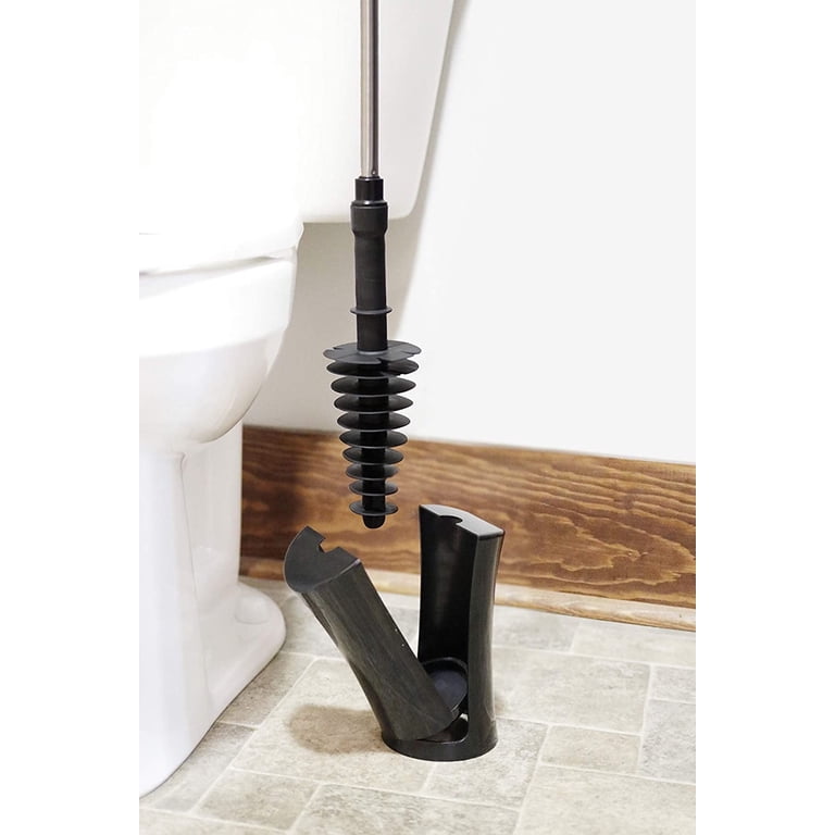 Toilet Plunger With Squeegee and Caddy Holder photo 3