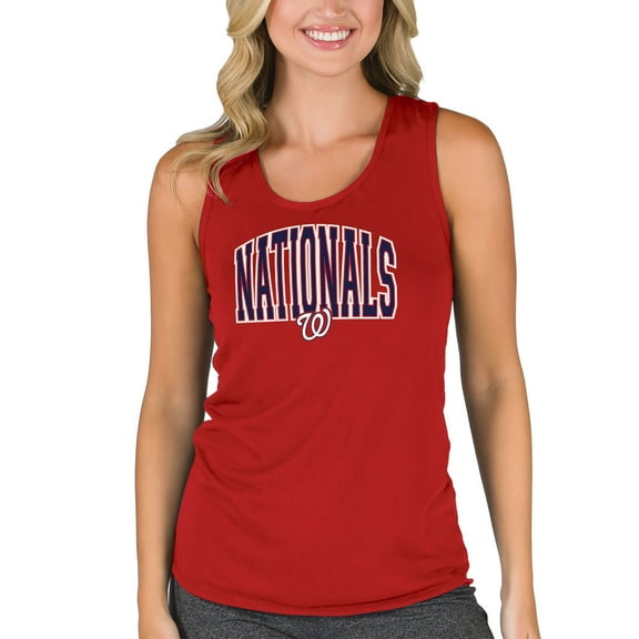 Women's Concepts Sport Red Washington Nationals Marathon Racerback Tank Top