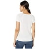 NIC+ZOE Button Up Tee Paper White