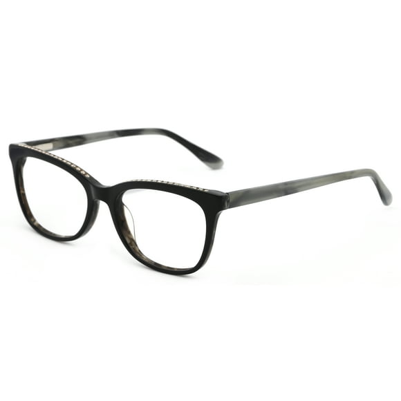 Designer Frames for Less Women's Rx'able Eyeglasses, Black