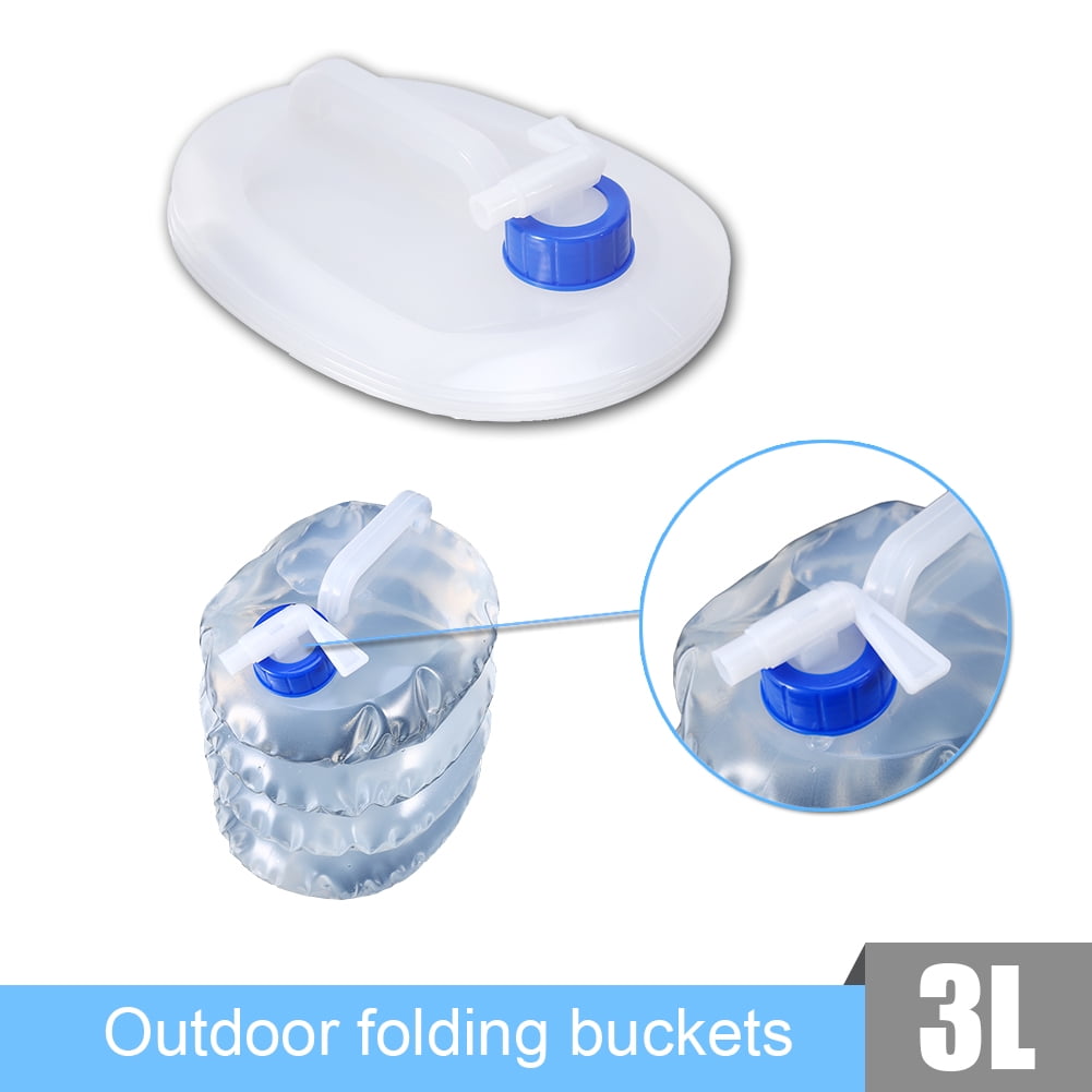 3L Portable Folding Outdoor Camping Drinking Water Bag Container Carrier L&6 