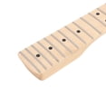 thumbnail image 2 of NFTIGB Electric Guitar Neck Maple Fretboard 22 Frets Bone Nut for ST Replacement Pre Drilled 10mm / 0.39 inches Tuner Holes Dual Action Truss Rod Right Handed Musical Instrument Accessory, 2 of 9