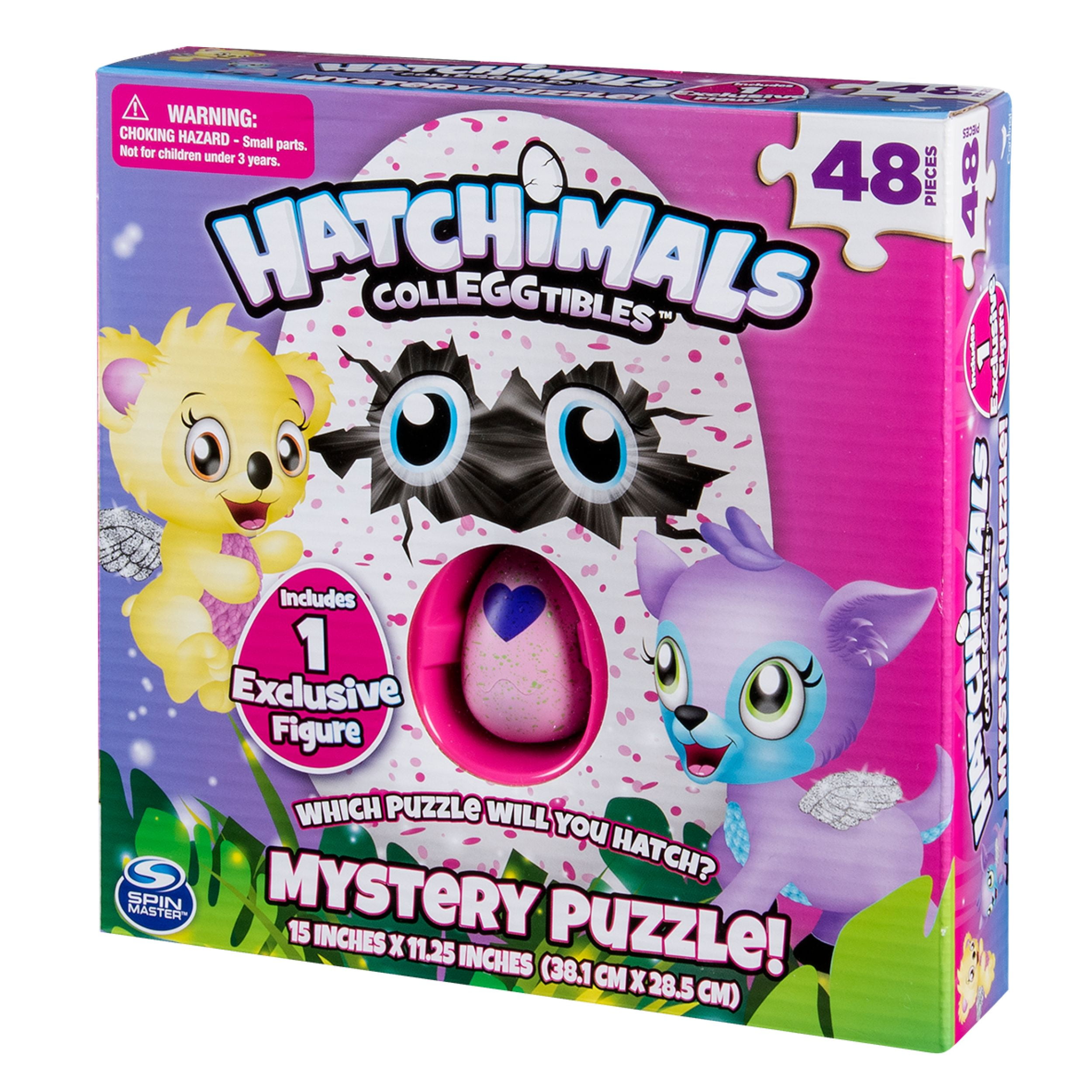 Hatchimals Mystery Puzzle 48 Piece Puzzle and CollEGGtibles Figure 