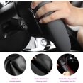 thumbnail image 3 of Ziciner Genuine Leather Steering Wheel Cover, Stitch on Wrap, Breathable Anti-Slip Car Steering Wheel Protector for Max Diameter 15 Inch, DIY Sewing with Needles Thread (Gray, Glossy), 3 of 6