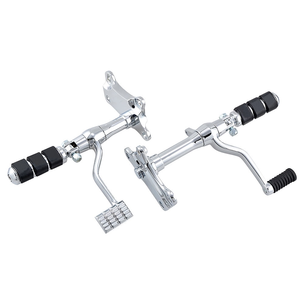 Astra Depot Chrome Billet Forward Controls Kit for Harley Sportster XL 883 1200 19912003