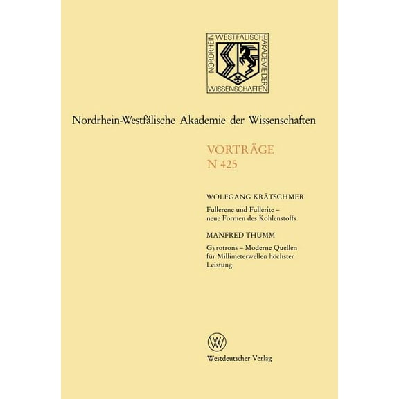 Nordrhein-WestfÃ¤lische Akademie Der Wissenschaften: Natur-, Ingenieur- Und Wirtschaftswissenschaften, (Paperback)
