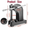 thumbnail image 6 of Shaft Press Tool, 2 Ton Output, Arbor Press for Workshop, Small Manual Press, Black Stable Mounting, for Industrial Metal Punching, Bearing Seat, Component Installation, 6 of 7