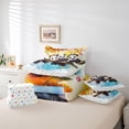 thumbnail image 6 of Castle Fairy Black White Panda Twin Bedding Sets,Floral Animal Bedding Comforter Set, 6 of 8