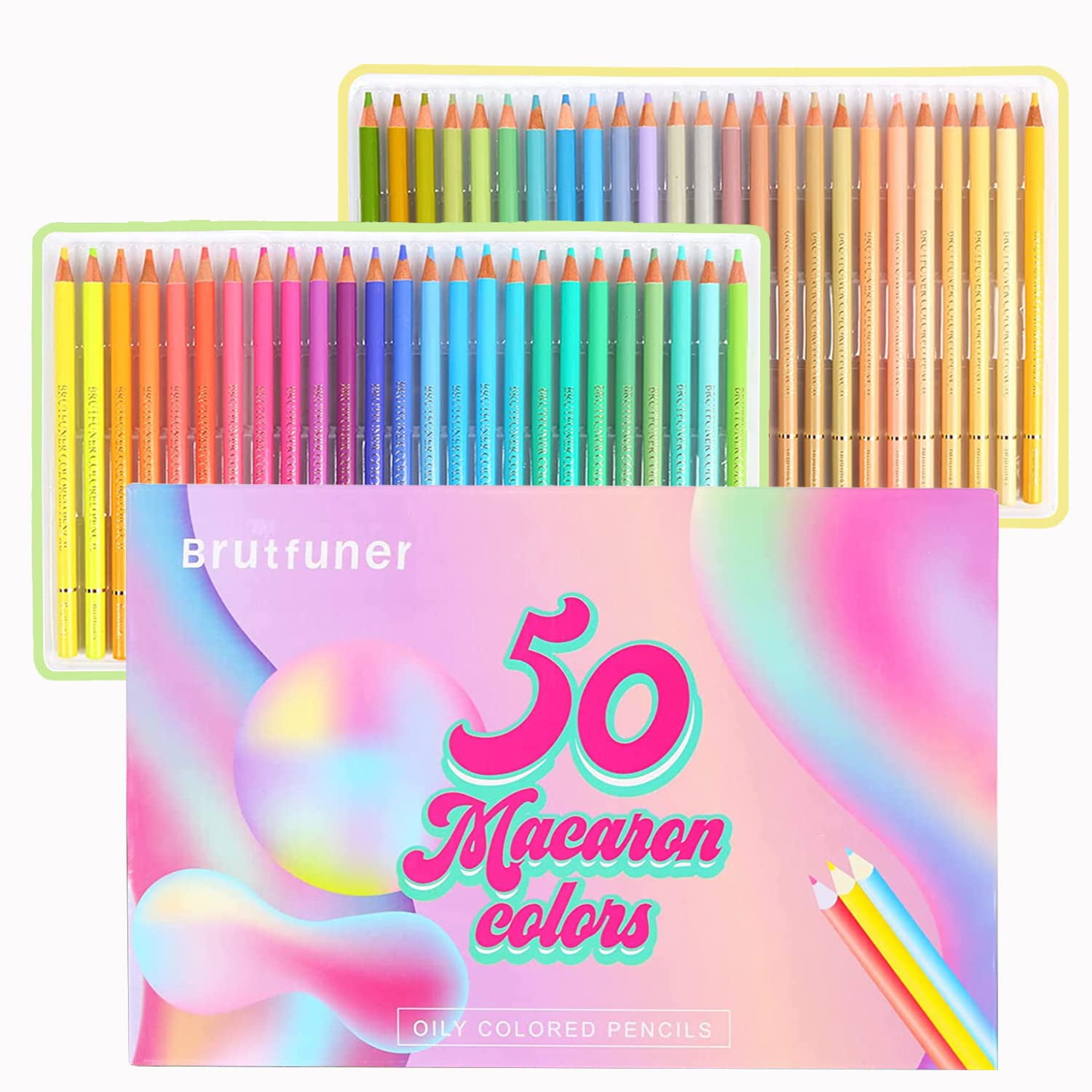 Toorise Count Oil Colored Pencils Set for Adults Macaron Colored
