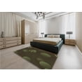 thumbnail image 4 of Ahgly Company Indoor Square Patterned Midnight Gray Area Rugs, 8' Square, 4 of 6