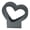 Grey, variant on Flower Gift Bag, 1Pc Heart Shaped Flower Box, 11.6x11.8 Inch Empty Bouquet Bags with Handle for Wedding Bridal Anniversary Birthday Party Gift Packaging, Beige, YDYB, Makeup Organizers