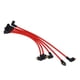 thumbnail image 2 of Cables de encendido HT de silicona roja, 5 uds., 8mm, cables de bujía para modelos MGB 1800cc, 2 of 5