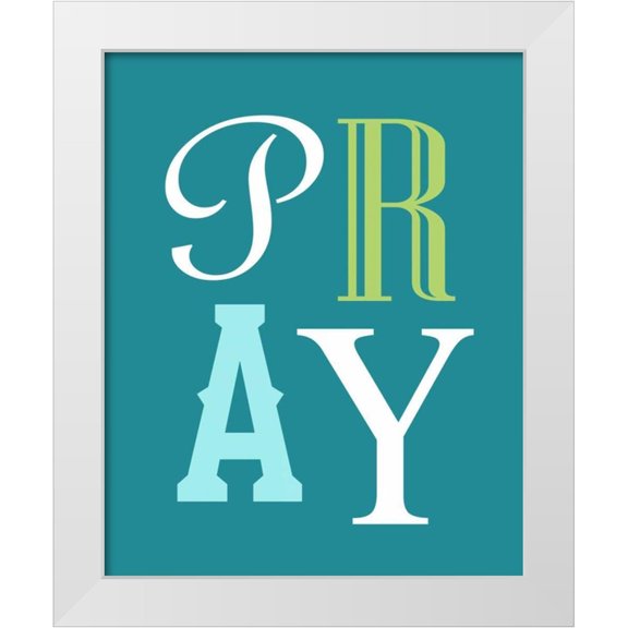 Robinson, Tamara 12x14 White Modern Wood Framed Museum Art Print Titled - Pray