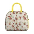 thumbnail image 2 of Lunch Bag Lunch Box for Women Reusable Insulated Lunch Cooler Bags,Large Capacity for Work Travel Picnic,Water-Resistant Pioneer Colorful Floral Lunch Tote Bag Gifts for Woman Mom Yellow, 2 of 6