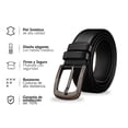 thumbnail image 2 of Vedicci Cinturon para Hombre. Fajo de Piel y Hebilla Metalica Classic Vedicci  Cinturon para Hombre, 2 of 7