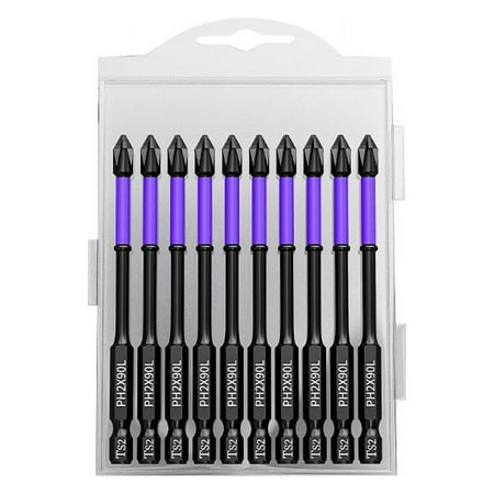 

PH2 Magnetic Batch Crosses Screwdriver Impact Drill Bit Screw 90mm Non- Electric Screwdriver Power Tools