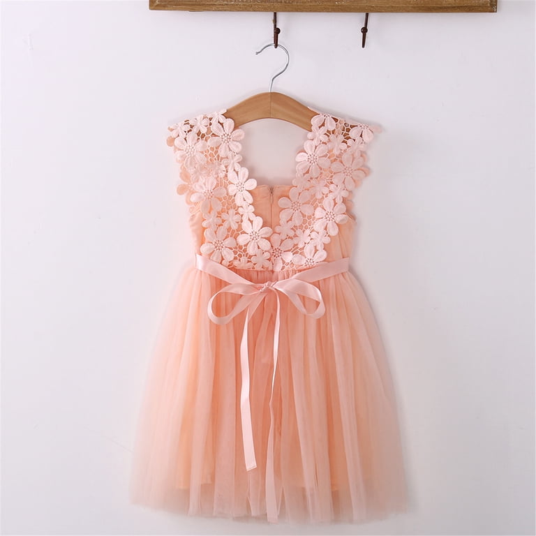 Kiapeise Little Girls Crochet Lace Dress Sleeveless Florals Princess Dresses - Walmart.com Kiapeise Little Girls Crochet Lace Dress Sleeveless Florals Princess Dresses - Walmart.com