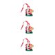 thumbnail image 4 of Cateissary Adorno colgante de árbol de Navidad de estilo de dibujos animados con cuerda roja decoración de puerta de ventana de Navidad Type1 NO1, 4 of 6
