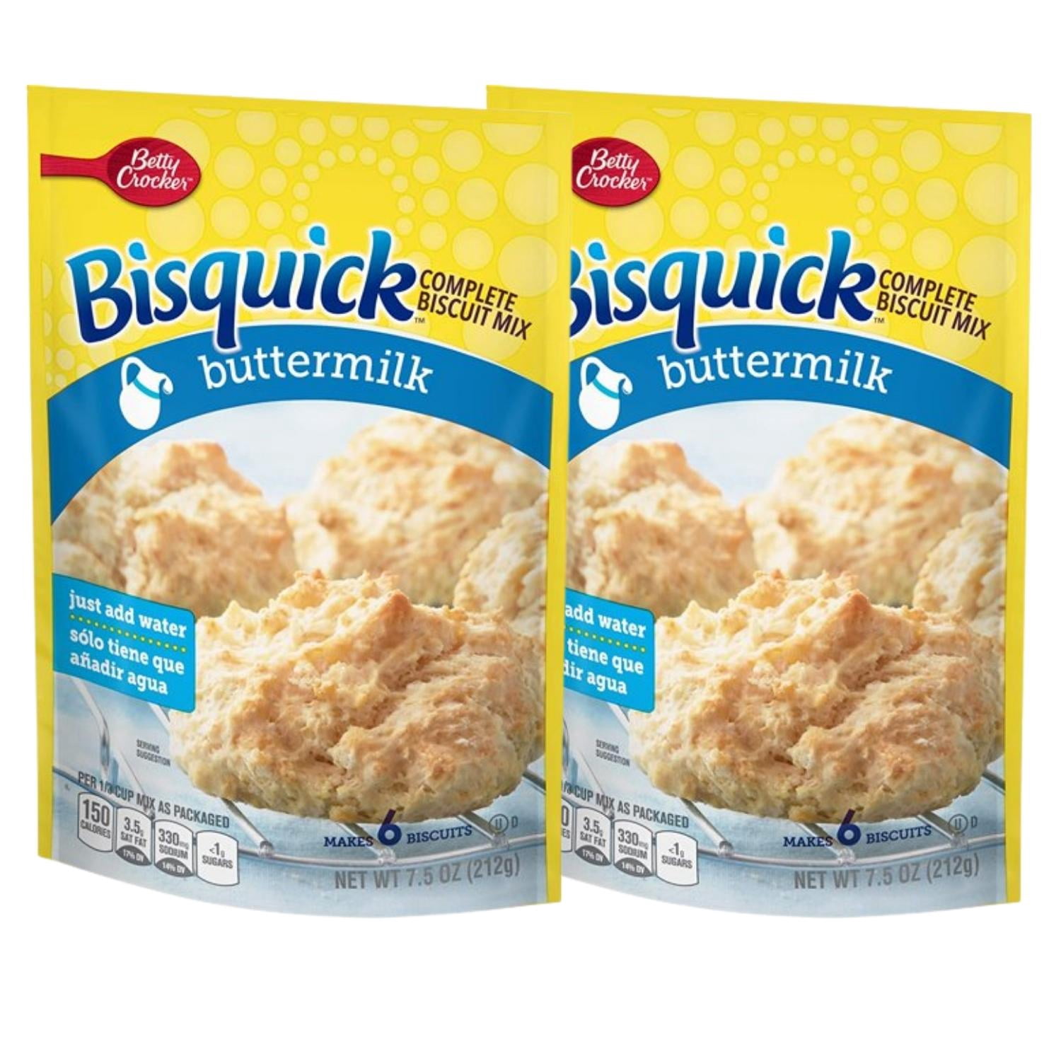 Bisquick Complete Mix Buttermilk 7.5Ounce Pack Make Fluffy, Mouth