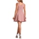 thumbnail image 3 of INSPIRE CHIC Vestido de cóctel sin mangas con escote corazón y corte en A XS Rosa, 3 of 6